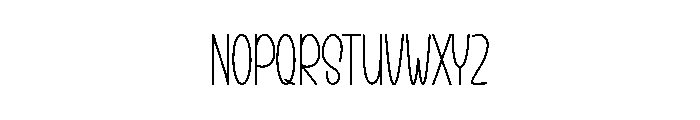 Small Notes Font UPPERCASE