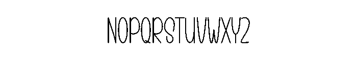 Small Notes Font LOWERCASE