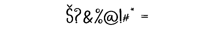 Small Smile Font OTHER CHARS