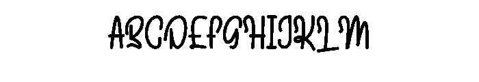 Small Smile Font UPPERCASE