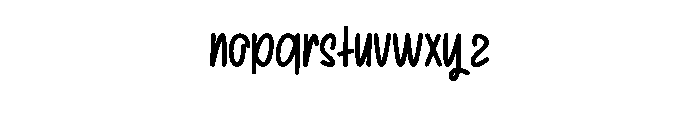 Small Smile Font LOWERCASE