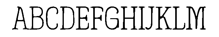 Small Text Font UPPERCASE
