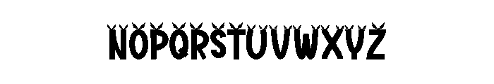 Small Wings Font UPPERCASE