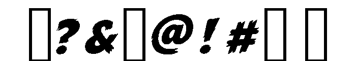 Smallframe Font OTHER CHARS