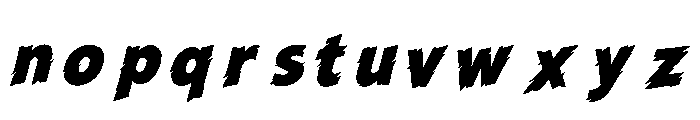 Smallframe Font LOWERCASE