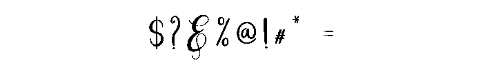 Smart Beauty Font OTHER CHARS