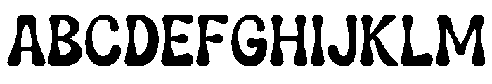 Smart Chunky Font UPPERCASE