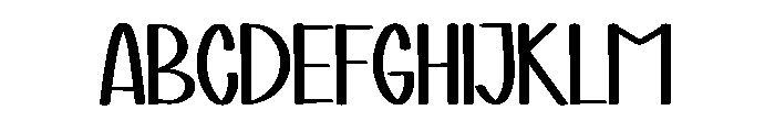 Smart Humen Font UPPERCASE