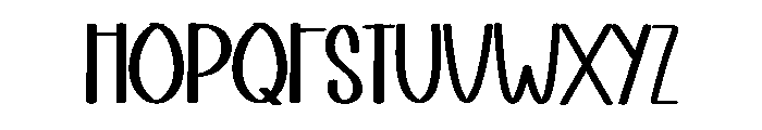 Smart Humen Font LOWERCASE