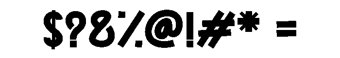 Smart Music Font OTHER CHARS