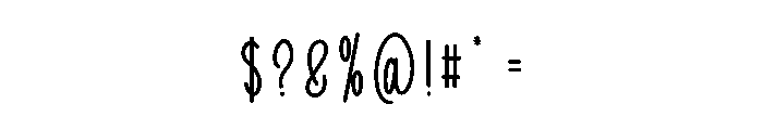Smart Physical Font OTHER CHARS
