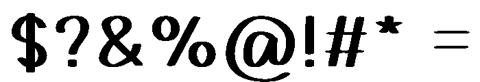 Smart Start Font OTHER CHARS