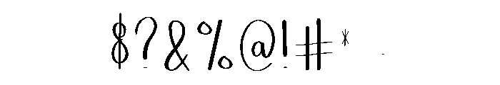 Smart Thinking Font OTHER CHARS