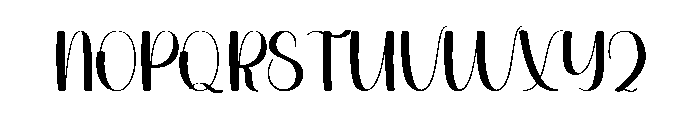 Smart Thinking Font UPPERCASE