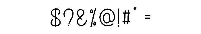 Smartime Font OTHER CHARS