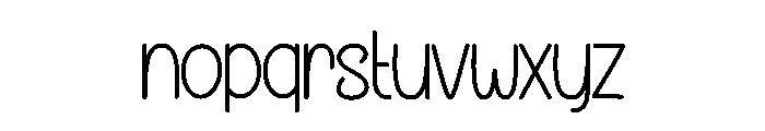 Smartime Font LOWERCASE