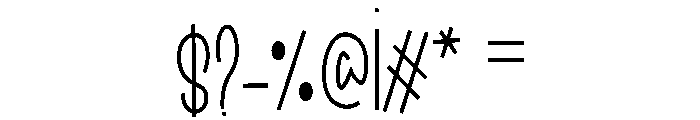 Smarting Font OTHER CHARS