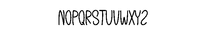 Smarts Holiday Font LOWERCASE