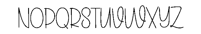Smarts Monday Font LOWERCASE