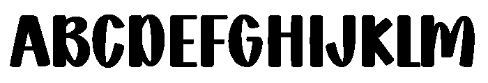 Smarty Bubble Regular Font UPPERCASE