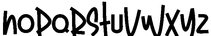 Smarty Staylish Font LOWERCASE