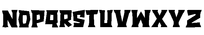 Smash Block Regular Font LOWERCASE