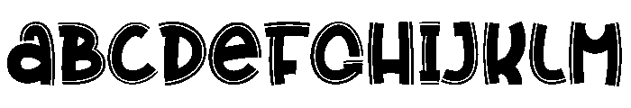 Smash Stomach Font UPPERCASE