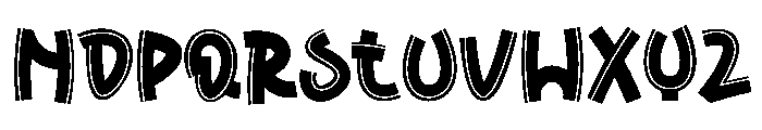 Smash Stomach Font UPPERCASE