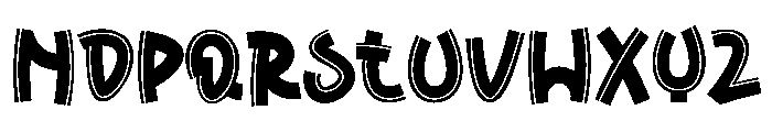 Smash Stomach Font LOWERCASE