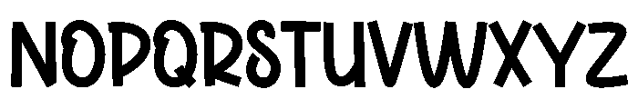 Smash Vintage Font LOWERCASE