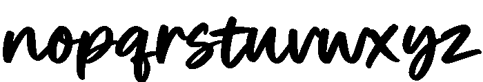 Smile Again Regular Font LOWERCASE