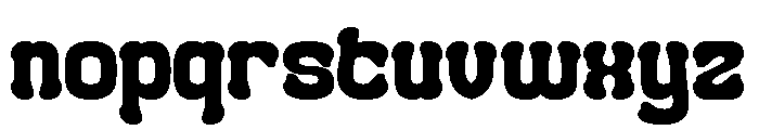 Smile Back Bold Font LOWERCASE