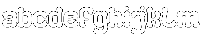Smile Back-Hollow FONT