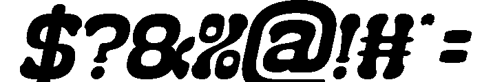 Smile Back Italic Font OTHER CHARS