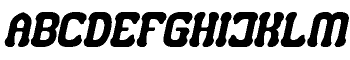 Smile Back Italic Font UPPERCASE