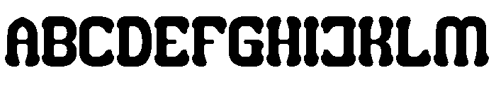 Smile Back-Light Font UPPERCASE