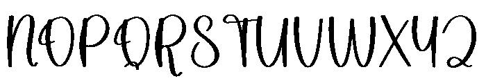 Smile Birthday Font UPPERCASE