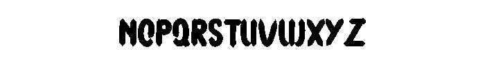 Smile Crush Font LOWERCASE