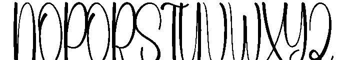 Smile January Font UPPERCASE