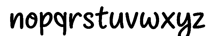 Smile Legacy Font LOWERCASE