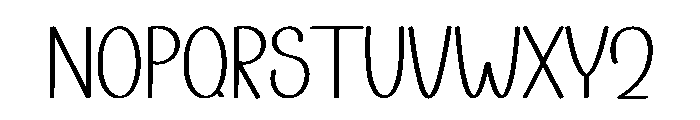 Smile October Font UPPERCASE