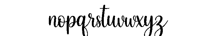 SmileBright Font LOWERCASE