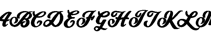 SmileDreamBlack Font UPPERCASE