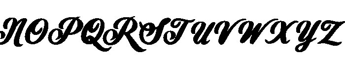SmileDreamBlack Font UPPERCASE