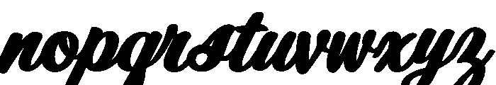SmileDreamBlack Font LOWERCASE
