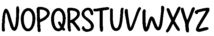 SmileDreamSans Font UPPERCASE