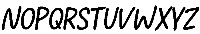 SmileDreamSansBold Font UPPERCASE