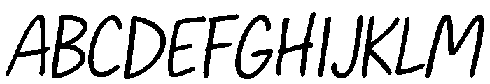 SmileDreamSansSlant FONT