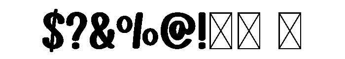 Smiles California Font OTHER CHARS