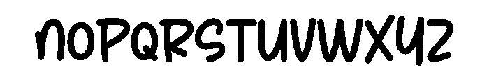 Smiles Healing Font LOWERCASE